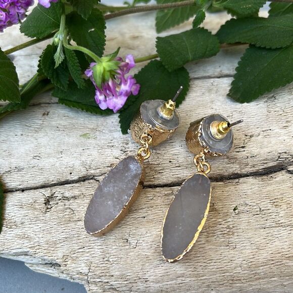 DRUZY COSTUME DROP EARRINGS   NWT - Picture 5 of 6